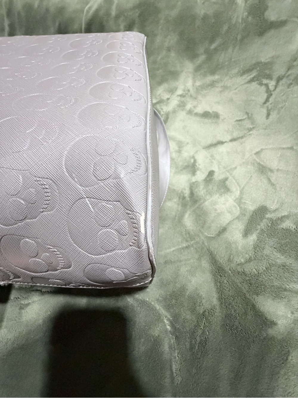 Betsey Johnson Gray Skull-Embossed Laptop Tote - Picture 7 of 9